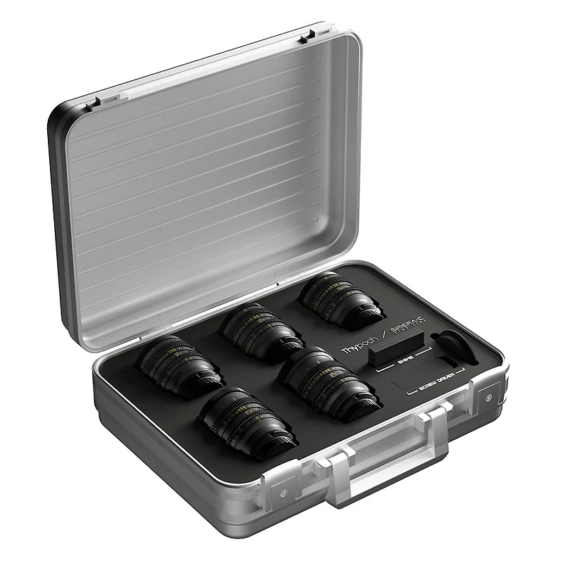 Thypoch Simera-c 21mm, 28mm, 35mm, 50mm and 75mm T1.5 Prime Cine 5-Lens Kit for Sony E