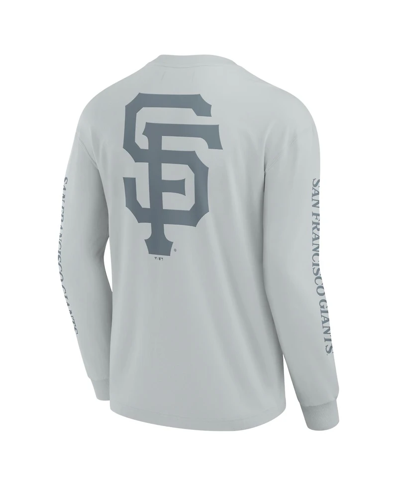 Fanatics Men's Gray San Francisco Giants Elements Strive Long Sleeve T-Shirt