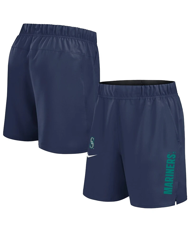 Nike Men's Navy Seattle Mariners Woven Victory Performance Shorts