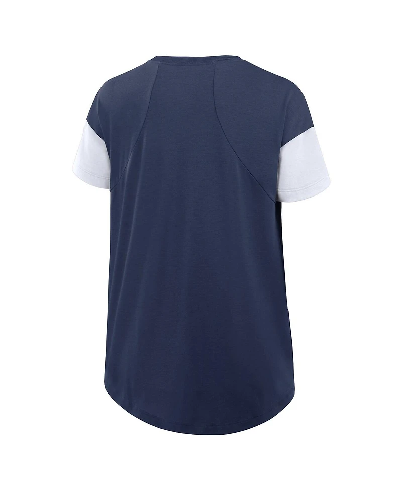 Nike Women's Navy New York Yankees Flowy Fashion T-Shirt
