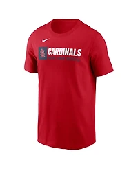 Nike Men's Red St. Louis Cardinals Team Block T-Shirt