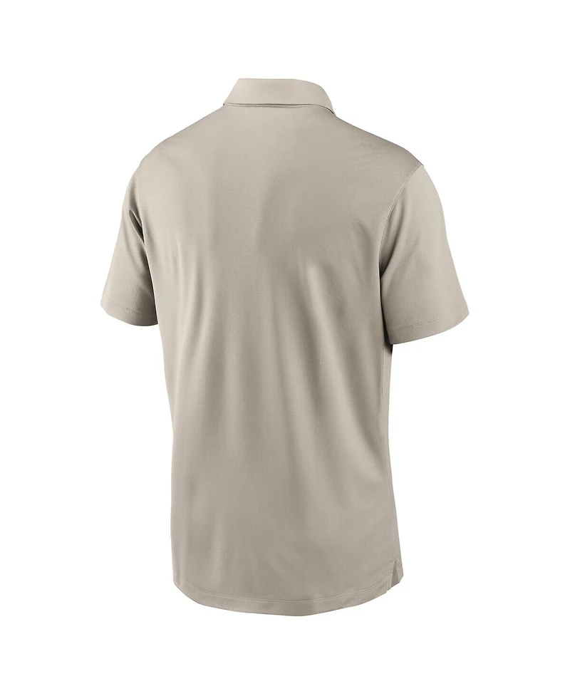 Nike Men's Gray/Oatmeal Washington Nationals 2025 City Connect Fashion Legacy Icon Vapor Performance Polo Shirt
