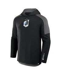 Fanatics Men's Black Minnesota United Fc Red Card Transitional Pullover Hoodie