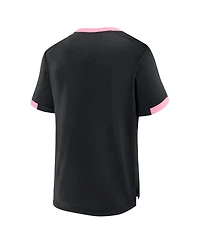 Fanatics Men's Black Inter Miami Cf Stoppage Time Striker T-Shirt