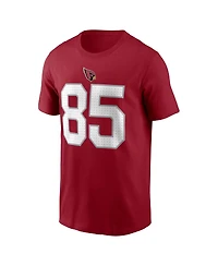 Nike Men's Trey McBride Cardinal Arizona Cardinals Name Number T-Shirt