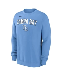 Nike Men's Light Blue Tampa Bay Rays Pullover Sweatshirt