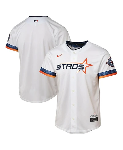 Nike Big Boys and Girls White Houston Astros 2025 City Connect Limited Jersey