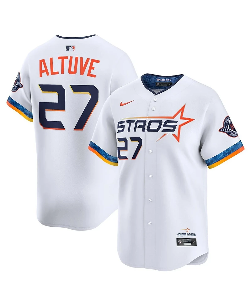 Nike Men's Jose Altuve White Houston Astros 2025 City Connect Limited Player Jersey