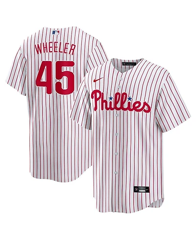 Nike Men's Zack Wheeler White Philadelphia Phillies Home Replica Jersey