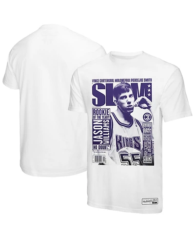 Mitchell & Ness Men's Jason Williams White Sacramento Kings Slam Gradient T-Shirt