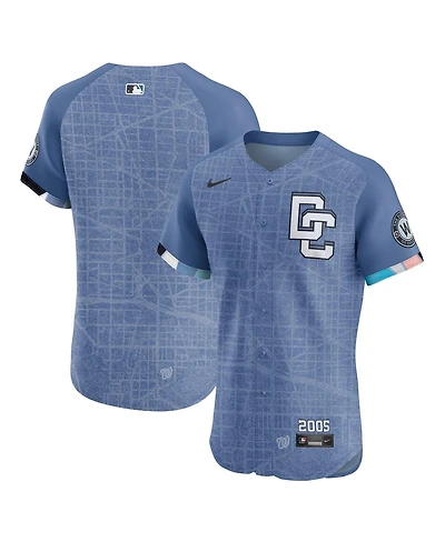 Nike Men's Blue Washington Nationals 2025 City Connect Elite Jersey