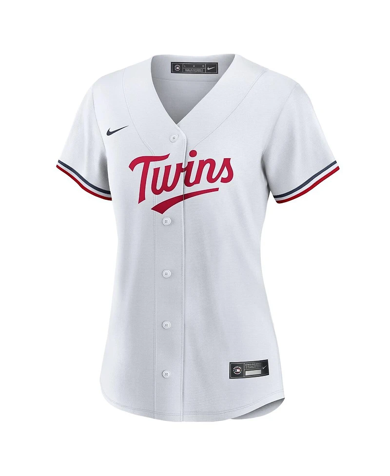 Nike Women's White Minnesota Twins 1 Mom Home Replica Jersey