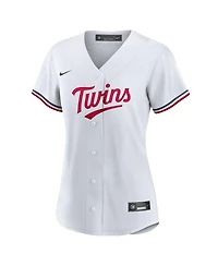 Nike Women's White Minnesota Twins 1 Mom Home Replica Jersey