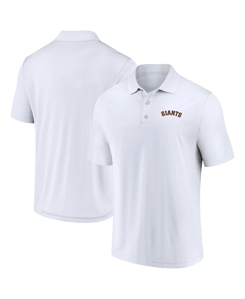 Fanatics Men's White San Francisco Giants Component Polo Shirt