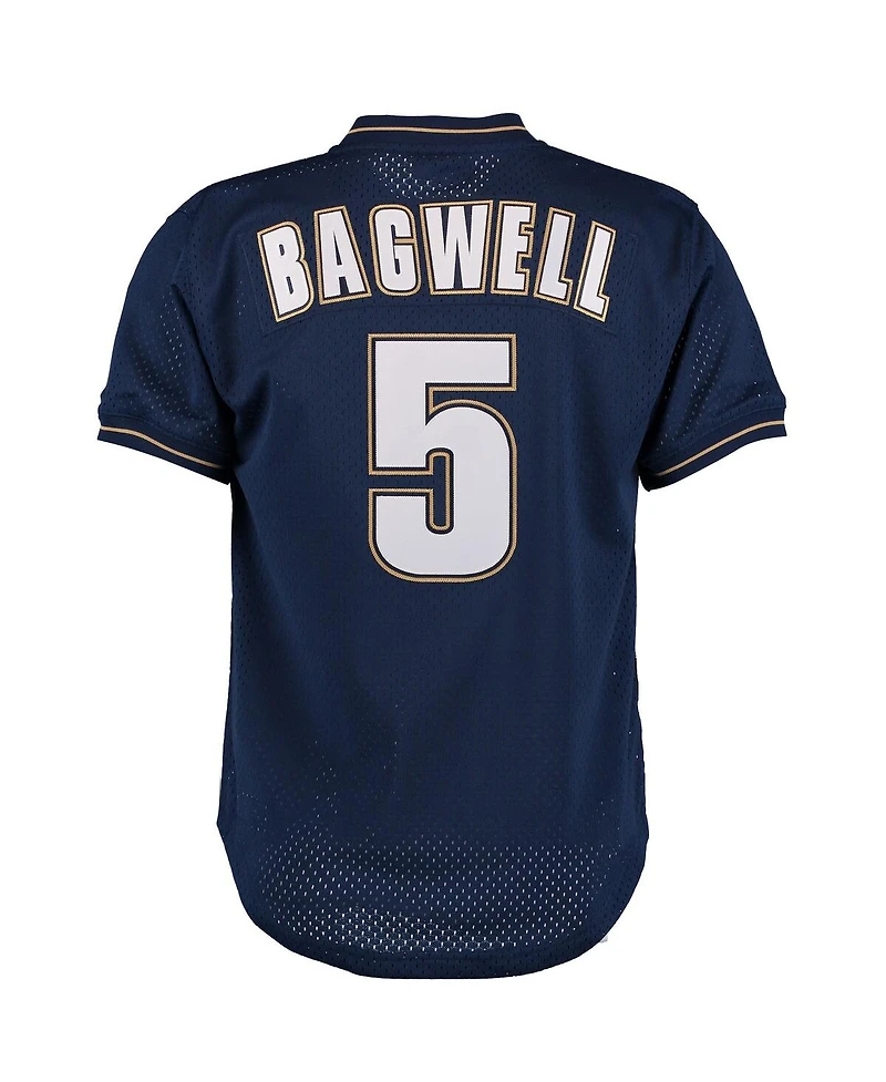Mitchell & Ness Men's Jeff Bagwell Navy Houston Astros Cooperstown 1997 Mesh Batting Practice jersey