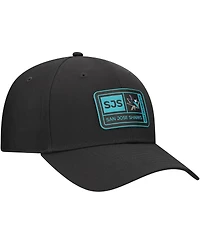 Fanatics Men's Black San Jose Sharks Training Camp Fitted Hat