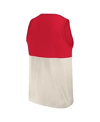 Fanatics Men's Red Philadelphia Phillies Color Block Tank Top