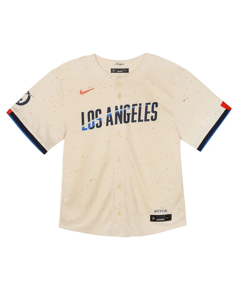 Nike Toddler Cream Los Angeles Dodgers City Connect Team Limited Jersey