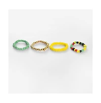 Sohi Women's Beaded Multi-Layer Ring