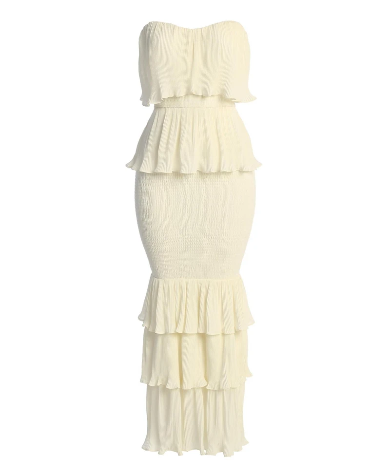 Jluxlabel Women's Casa Blanca Ruffle Dress