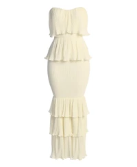 Jluxlabel Women's Casa Blanca Ruffle Dress