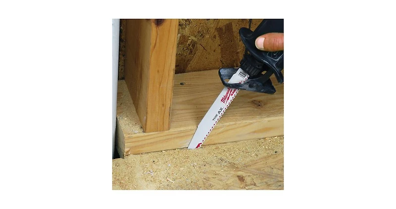 Milwaukee 48-00-5021 6" 5 Tpi The Ax Sawzall Reciprocating Saw Blade - 5 Pack