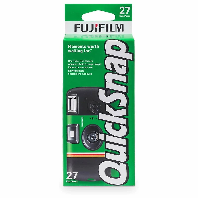 Fujifilm QuickSnap Flash 400 One Time Use 35mm Camera with Flash, 27 Exposures 25-Pack