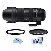 Sigma Sigma 70-200mm F2.8 Dg Os Hsm Sports Telephoto Zoom Lens for Canon Ef/Ef-s Mount, Eos Dslr Cameras, Bundle with Hoya Nxt Plus 10-Layer Hmc Multi