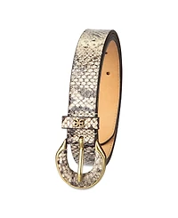 Sam Edelman Women's Leather Harness Buckle Belt