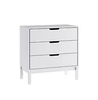 Samuel Kids Triple-Drawer Dresser With Solid Wood Frame