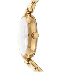 Dkny Women's Essential Logo Gold-Tone Stainless Steel Bracelet Watch, 38mm