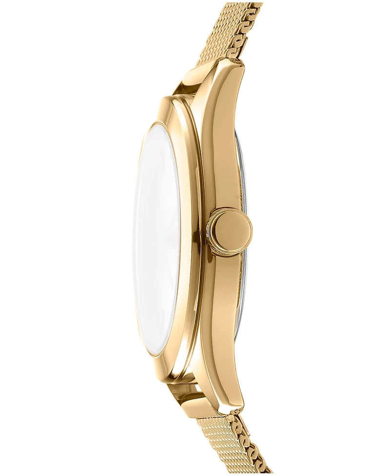 Dkny Women's Astoria Gold-Tone Stainless Steel Bracelet Watch, 34mm