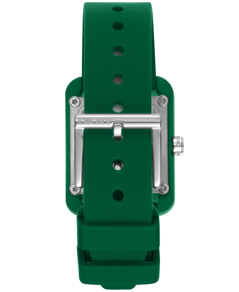 Dkny Women's City Sport Dark Silicone Strap Watch