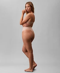 Calvin Klein Women's Second Skin Light Smoothing Thong Underwear QF8155