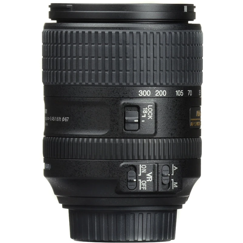 Nikon 18-300mm f/3.5-6.3G Ed If Af-s Dx Nikkor Vr Lens, Bundle with ProOptic 67mm Filter Kit, Cleaning Kit