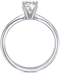 Igi Certified Diamond Emerald-Cut Solitaire Ring (1 ct. t.w.) in Platinum or 18k Gold