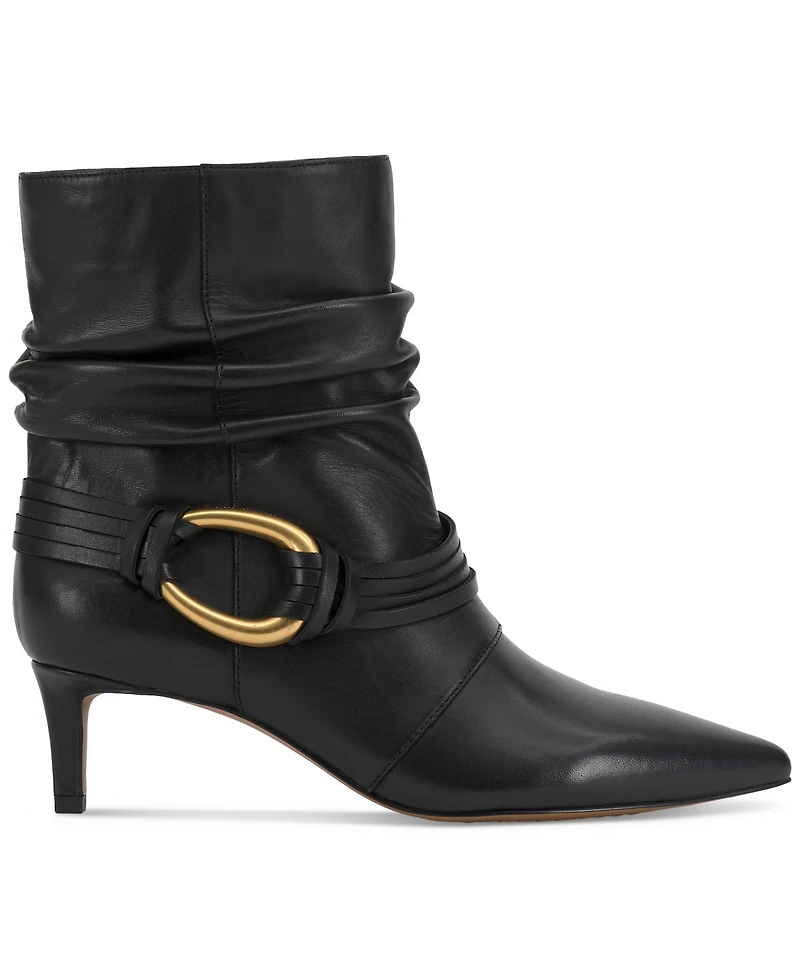 Vince Camuto Women's Kirpa Slouch Embellished Mid-Heel Dress Booties