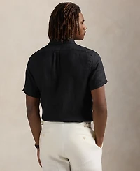 Polo Ralph Lauren Men's Short-Sleeve Linen Button-Up