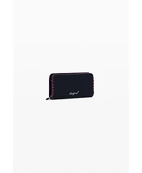Desigual Women's Medium wallet with detachable leather-effect
