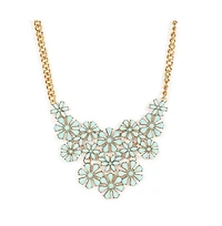 Sohi Women's Gold Plated Designer Stone Necklace