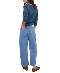 Free People Women's Deep Trance Dropped Boyfriend Jeans