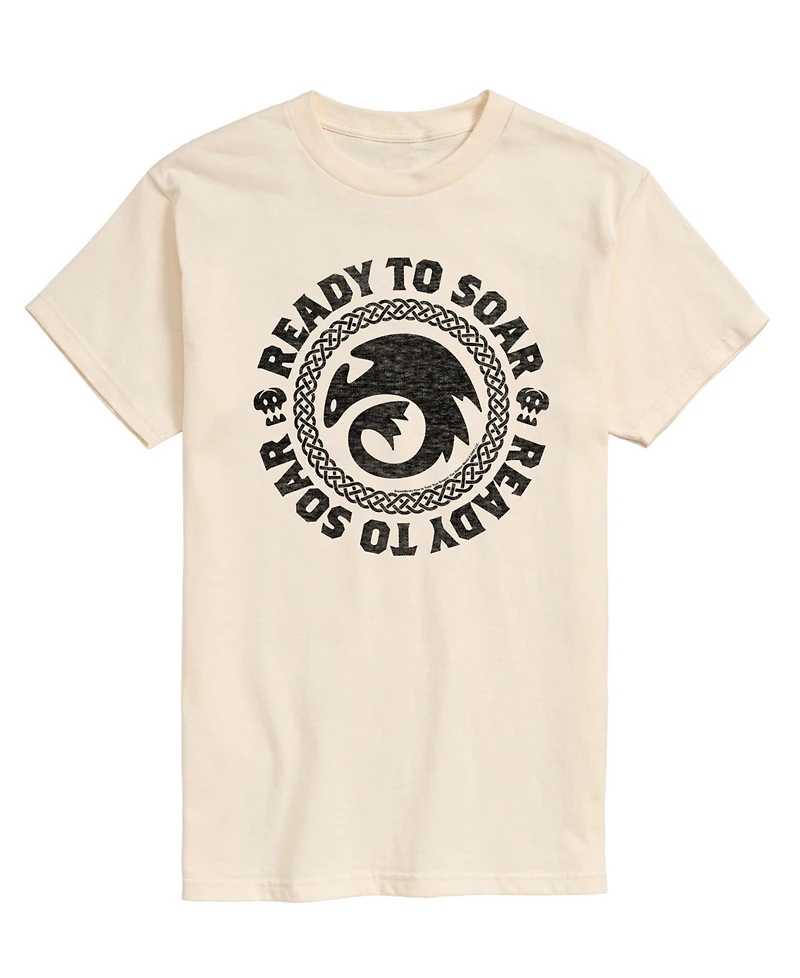 Airwaves Men's How to Train Your Dragon Ready Soar Short Sleeve T-Shirt