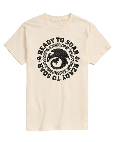 Airwaves Men's How to Train Your Dragon Ready Soar Short Sleeve T-Shirt