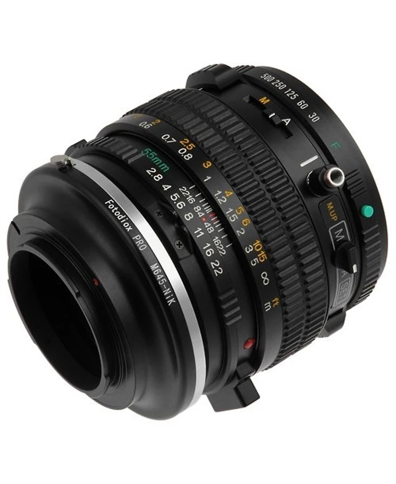 Fotodiox Mount Adapter for Mamiya 645 Lens to Nikon F-Mount Camera