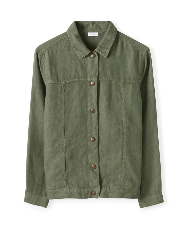 Celtic & Co. Women's Linen Western Jacket