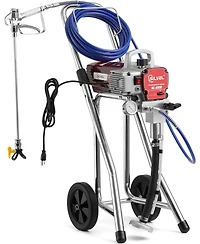 Silvel Airless Paint Sprayer, 1200W High Efficiency Airless Sprayer, 3300 Psi Electric Paint Sprayer Machine with Extension Rod for Interior Exterior