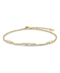 Devata Freshwater Pearl Chain Bracelet in 14K Gold, 6.5 in adj to 7.5 in