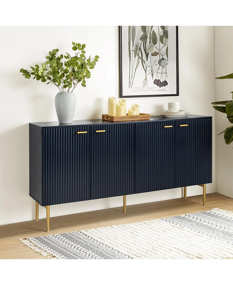 Brian 63"Wide 4 Door Sideboard