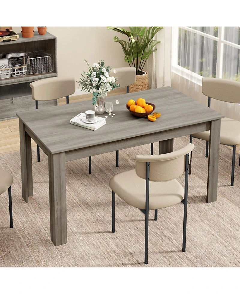 Rectangular Modern Dining Kitchen Table – Contemporary Dining Table for Kitchen or Dining Room