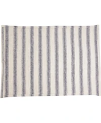 Saro Lifestyle Classic Striped Pure Linen Placemats, 14" x 20"
